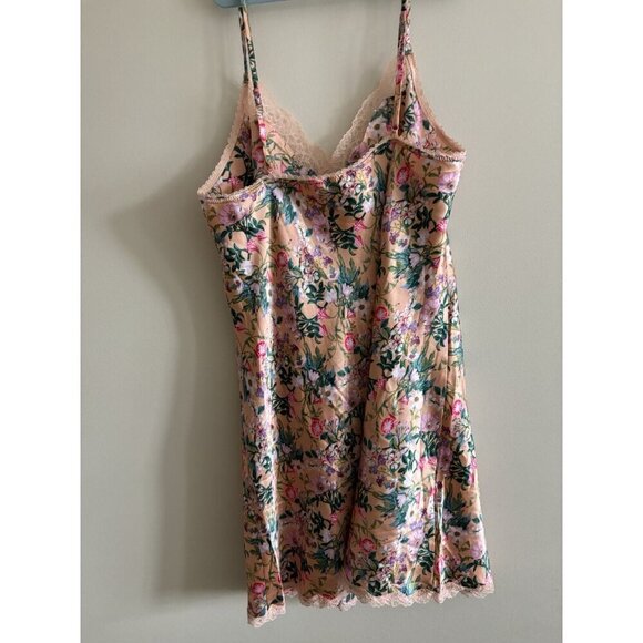Victorias secret VS Victoria’s Secret floral flowers slip lingerie Gown size L - Picture 7 of 12